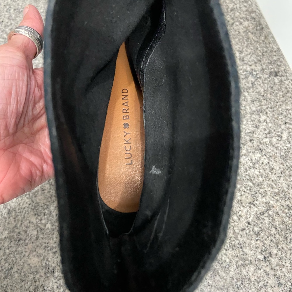 Lucky Brand Black Heeled Boots - Picture 11 of 17